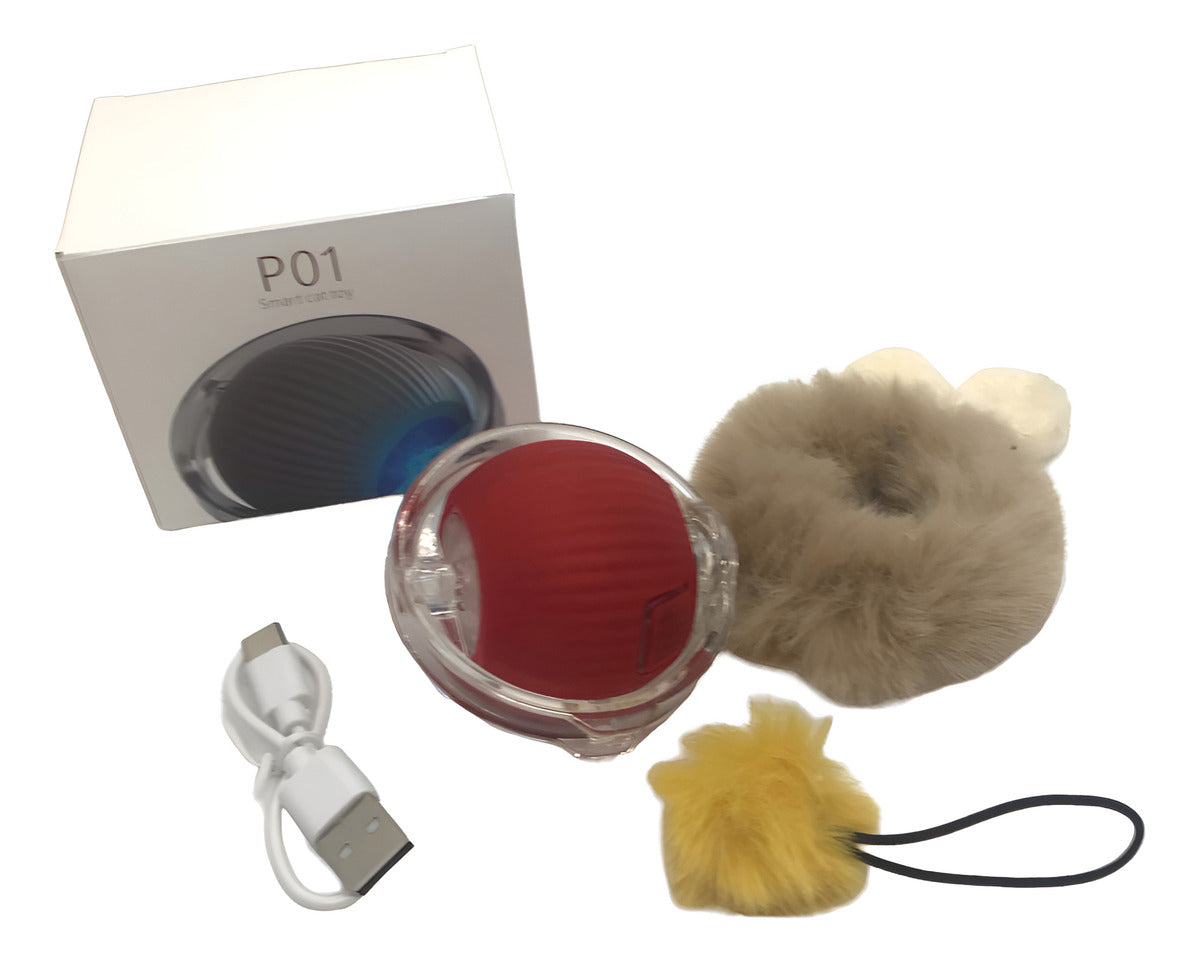 Juguete Pelota Inteligente Con Sensor De Movimiento Mascotas