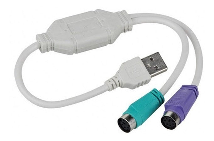 Adaptador Usb A Ps2 Para Teclado Y Mouse