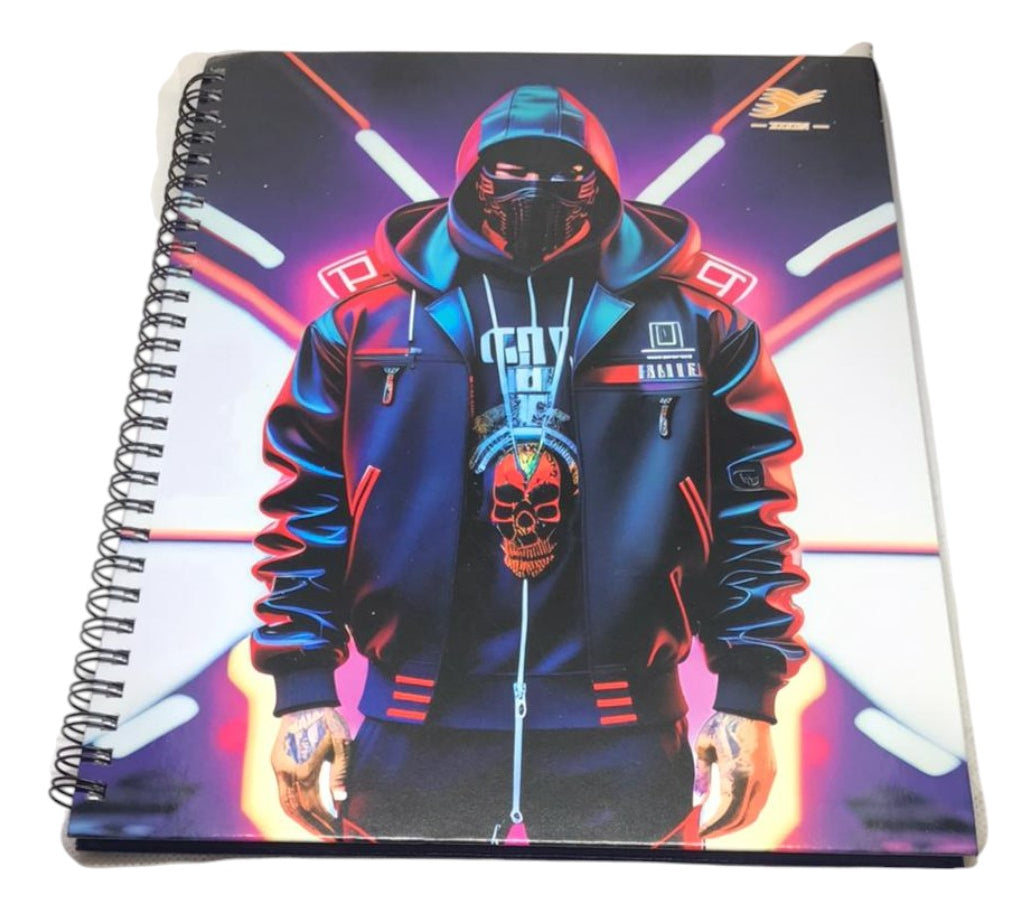 Pack 6 Cuadernos College 100 Hjs Variados Tapa Brillante 7mm