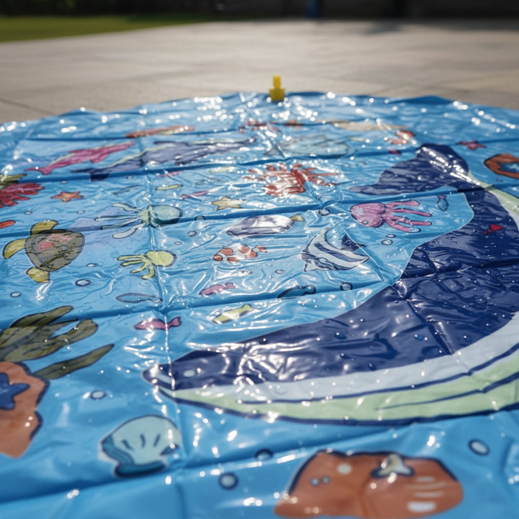 Piscina Fuente Infantil 120cm Tipo Splash Agua Exterior