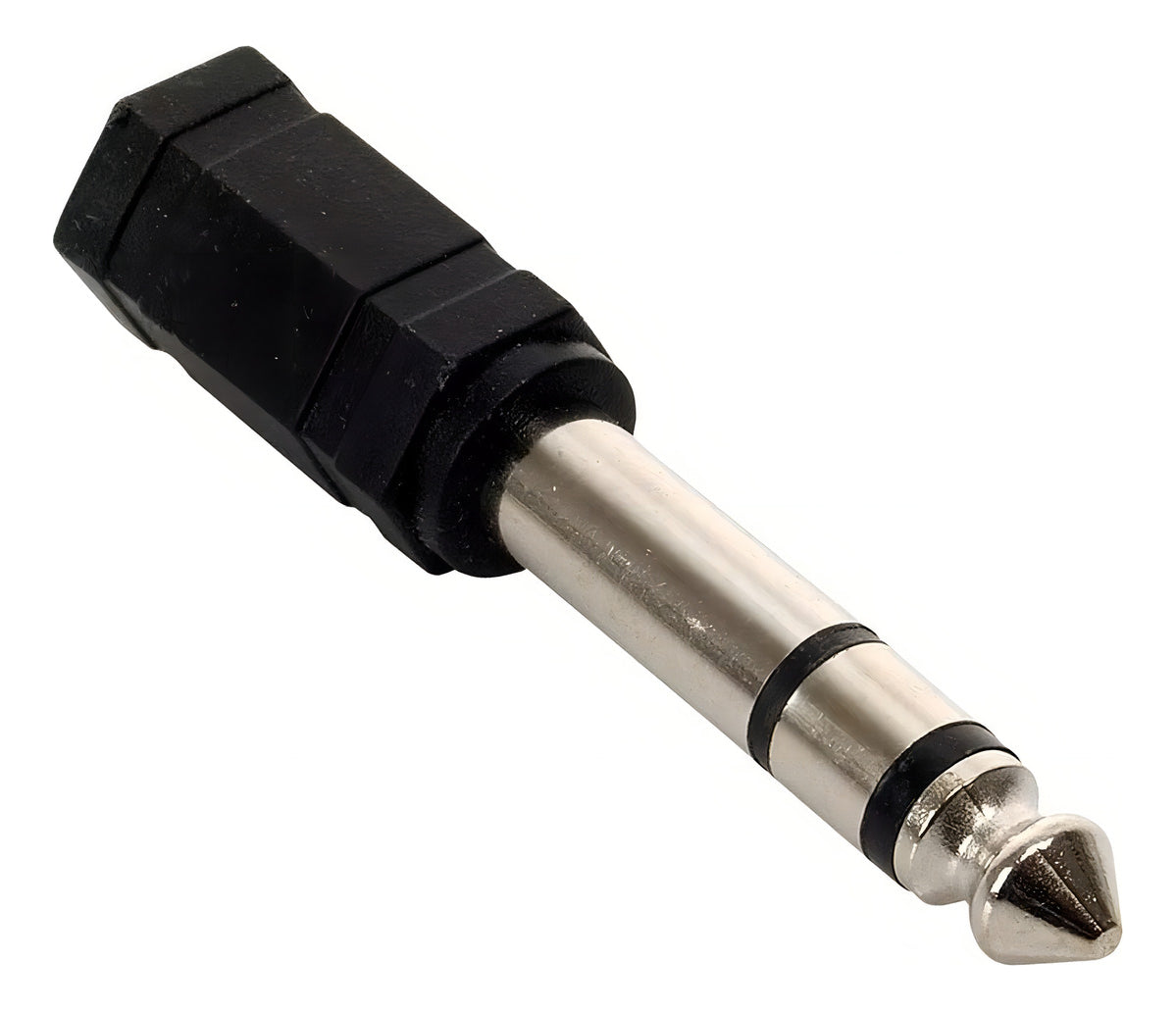 Adaptador Audio Plug Jack 6.3 Macho A 3.5 Hembra Estéreo