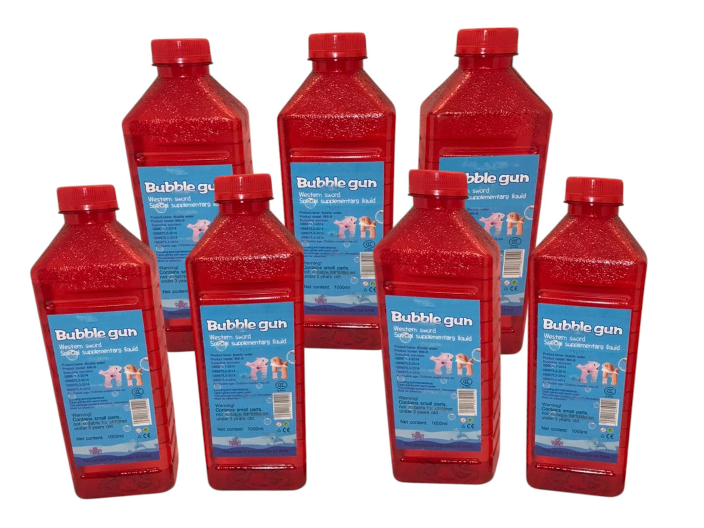 Pack 5 Litros de Líquidos Para Hacer Burbujas