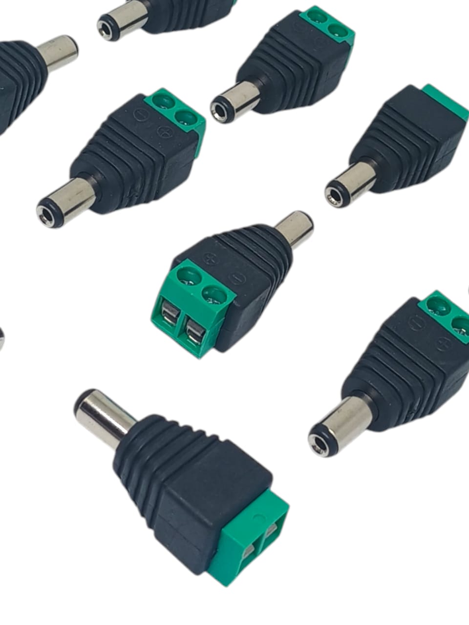 Conector Macho DC De 5.5 X 2.5 MM A Terminal Para Camara De Vigilancia X10