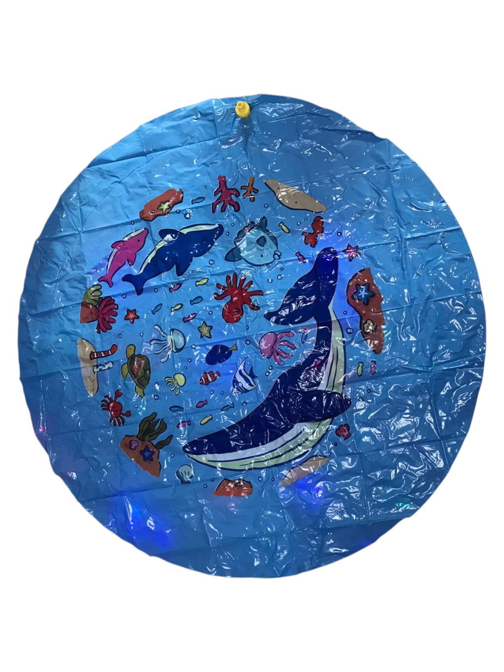 Piscina Fuente Infantil 120cm Tipo Splash Agua Exterior Delfin