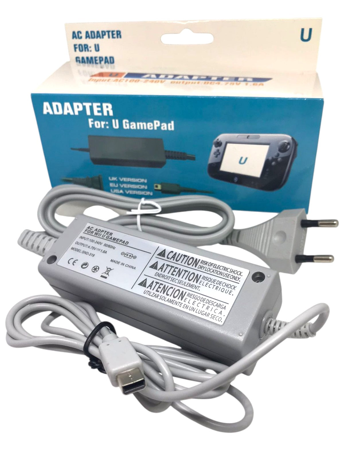 Cargador Fuente Poder WiiU Portatil WiiU GamePad