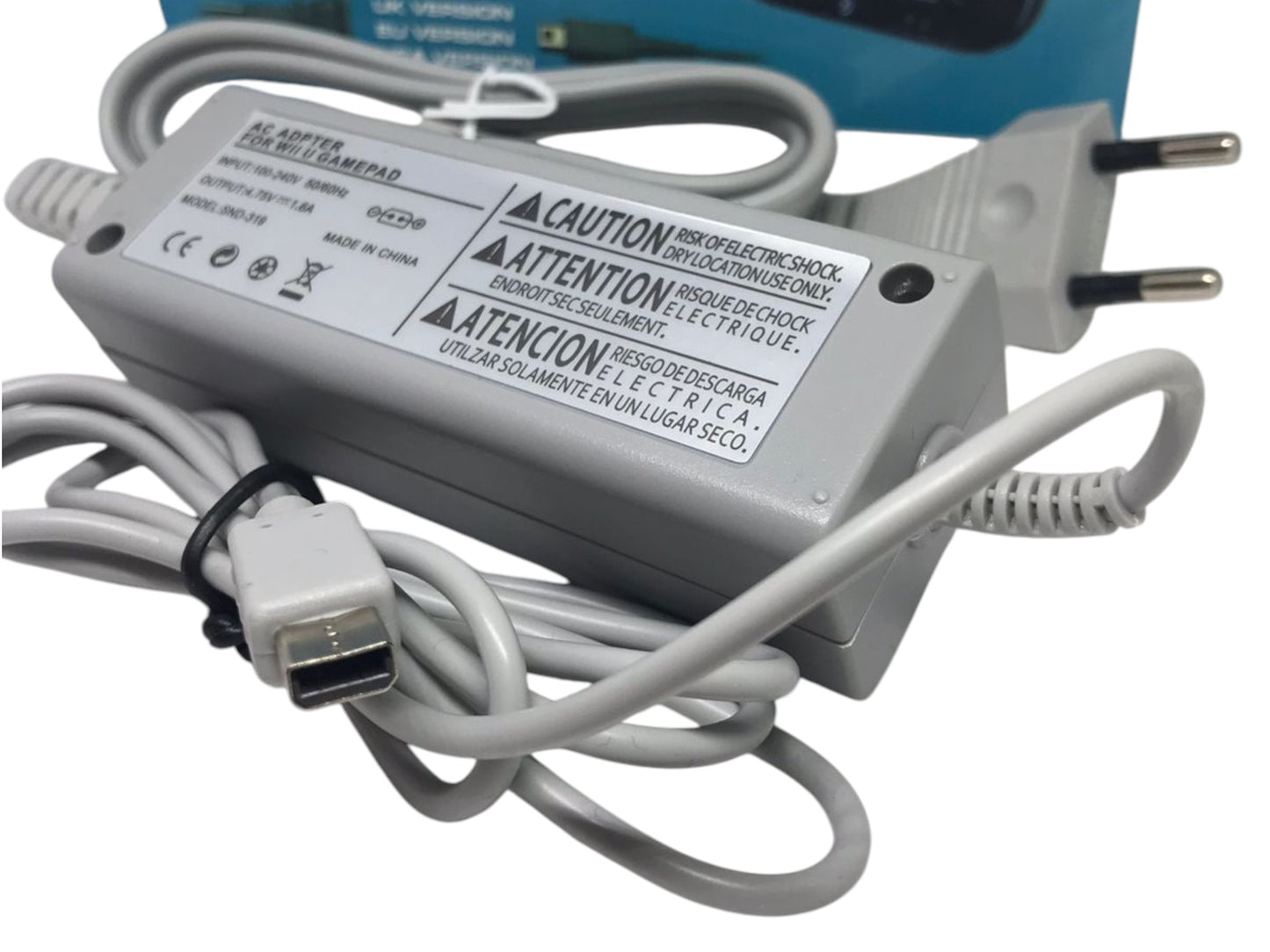 Cargador Fuente Poder WiiU Portatil WiiU GamePad