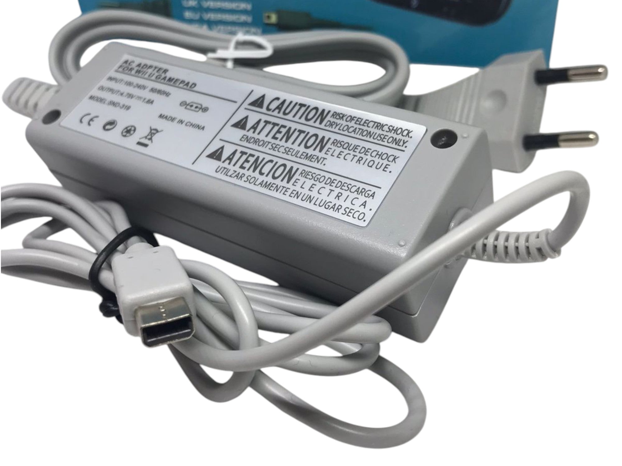 Cargador Fuente Poder WiiU Portatil WiiU GamePad