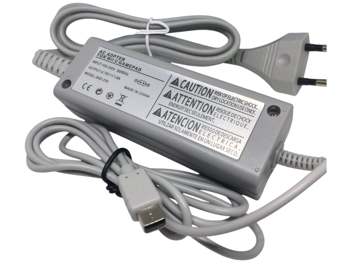 Cargador Fuente Poder WiiU Portatil WiiU GamePad