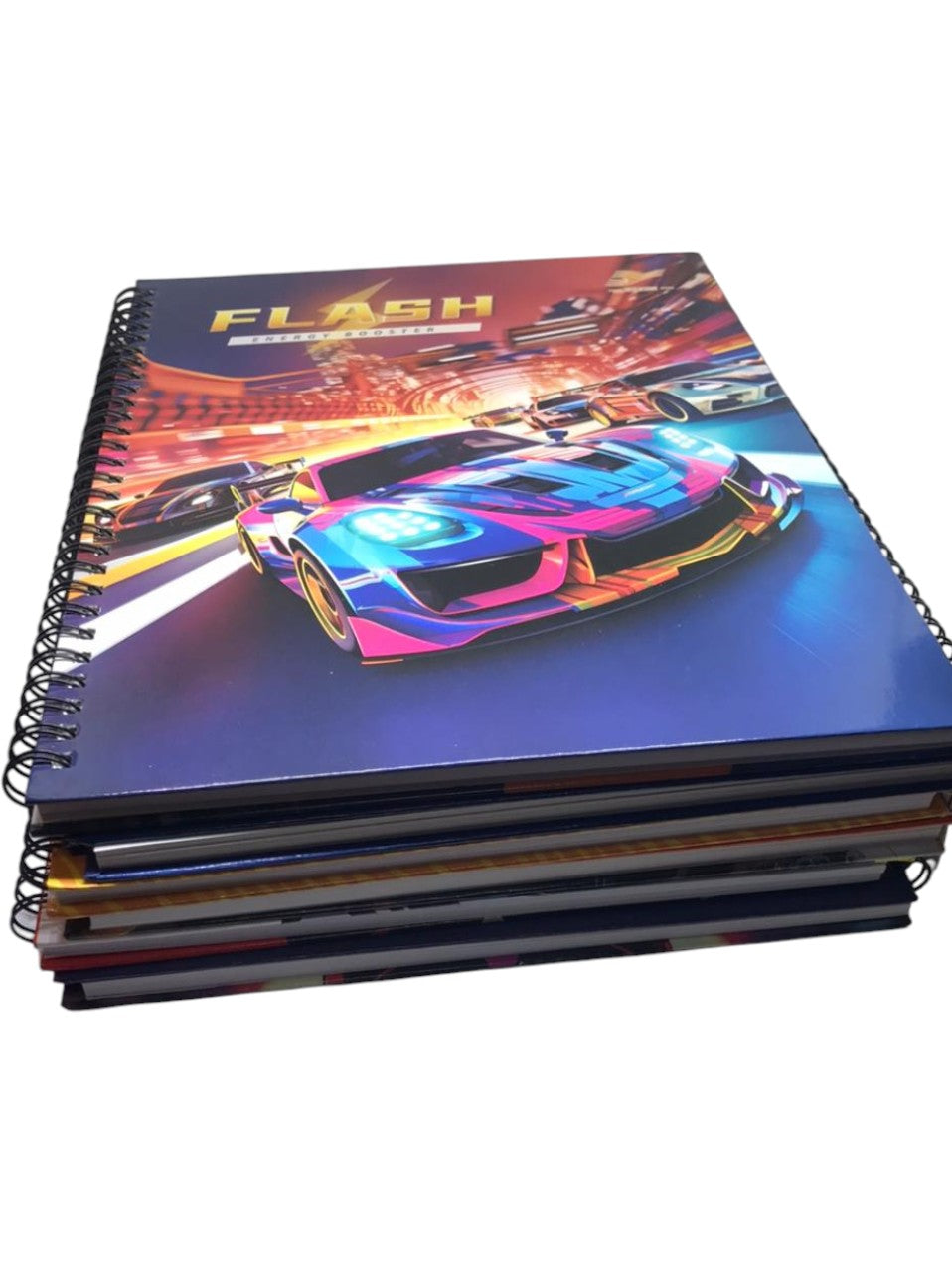 Pack 6 Cuadernos College 100 Hjs Variados Tapa Brillante 7mm