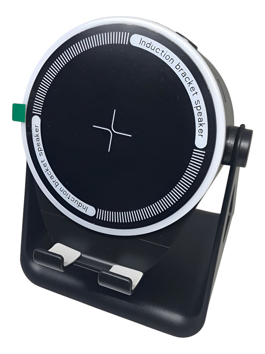 Altavoz Inalámbrico Inductivo Con Soporte Luz Led 1200mah
