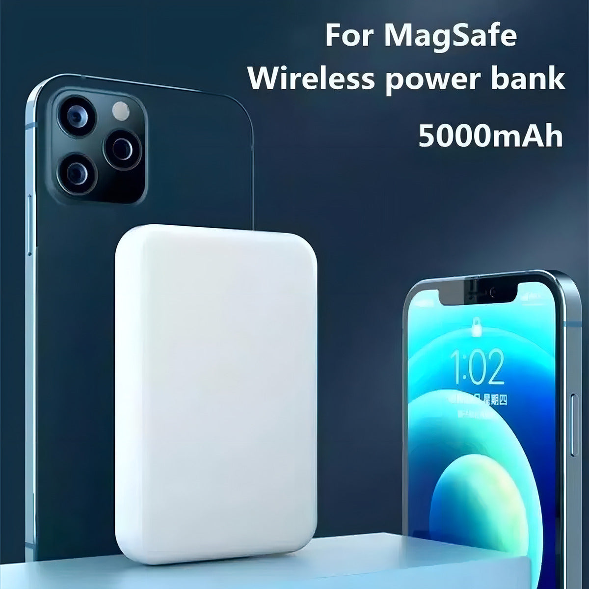 Cargador Magnetico Battery Pack Portatil Compatible Con Ipho