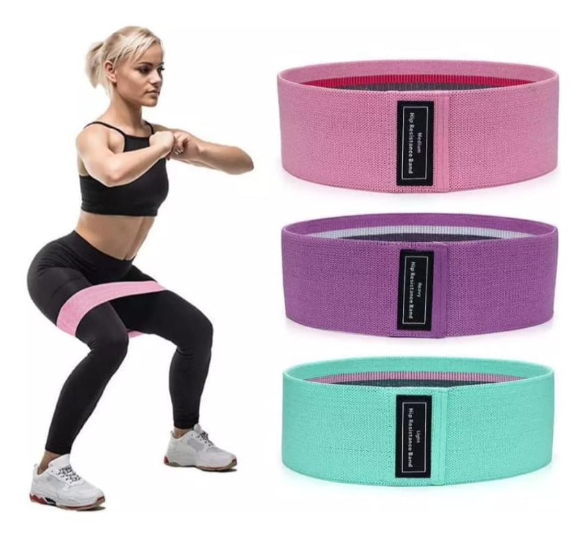 Set Bandas De Resistencia Set Banda Elastica Tela Ejercicio