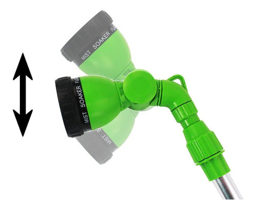 Manguera Retráctil Expandible Jardín Magic Hose 30 Metros Color Verde Lima