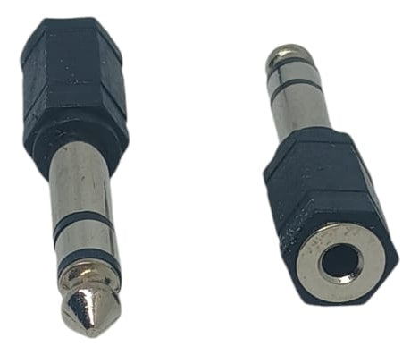 Adaptador Audio Estéreo Plug Jack 6.3mm Macho A 3.5mm Hembra