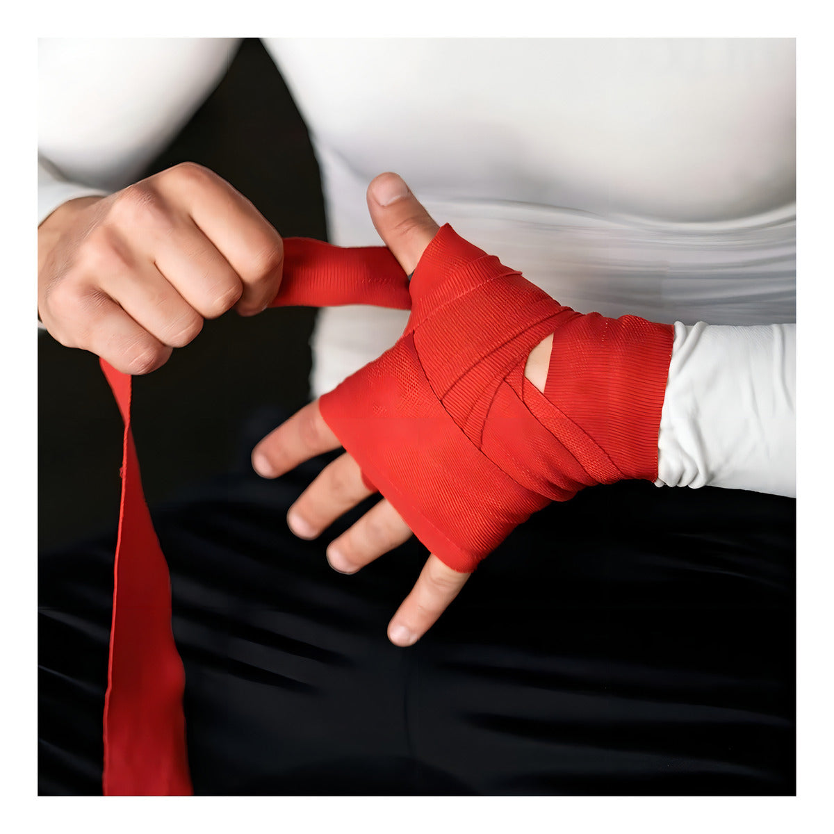 Vendas Deportivas Cinta Deportiva Para Muñecas Venda Boxeo Color Azul