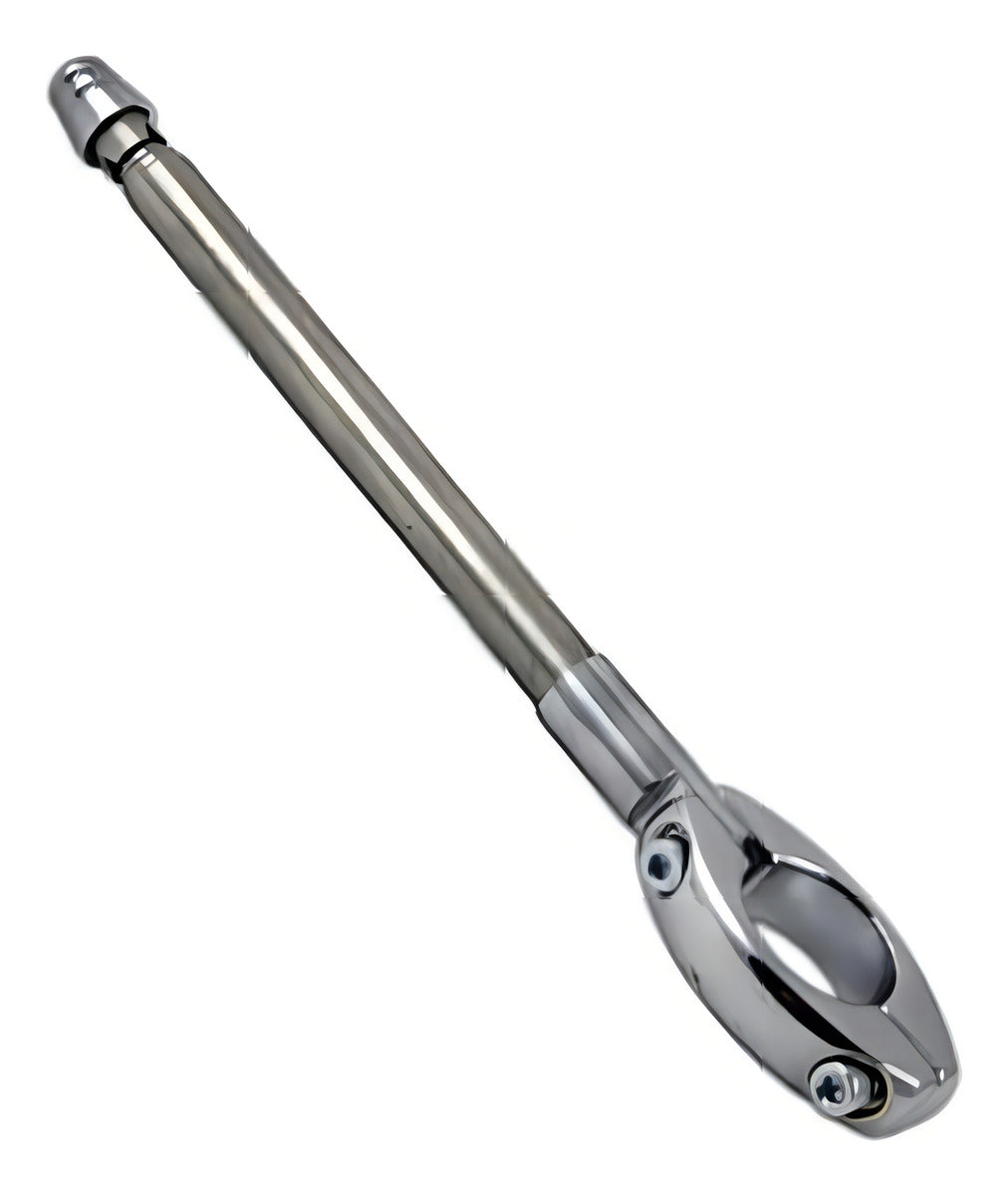 Antena Seguridad Motos Pro Biker Acero Inoxidable Corta Hilos Gris