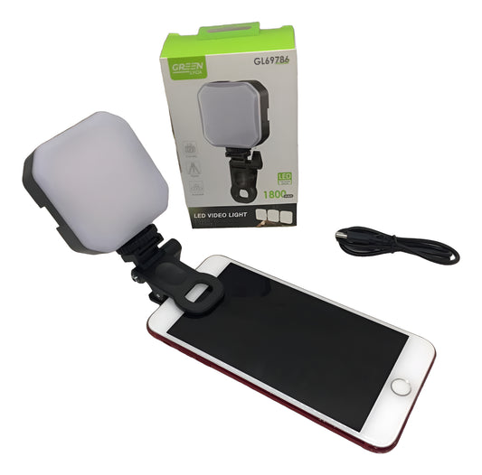 Lámpara De Relleno Portátil Con Pinza Para Celular Recargabl