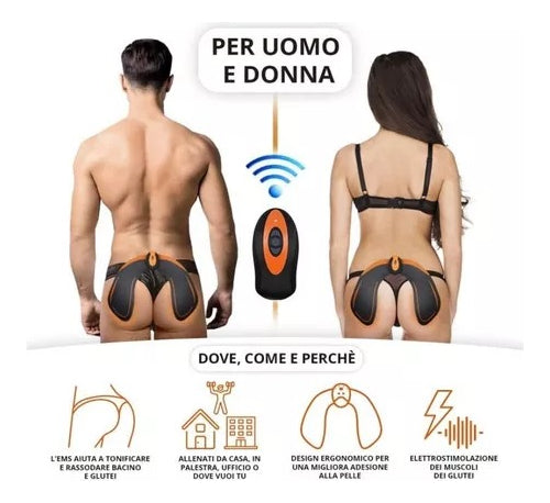 Electro Estimulador Gluteo Muscular Levanta Tonifica