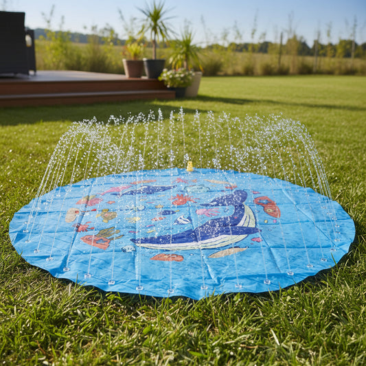 Piscina Fuente Infantil 120cm Tipo Splash Agua Exterior