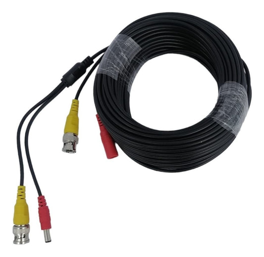 Cable Para Camara Vigilancia Video Y Poder 20 Mts