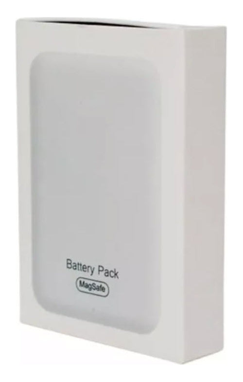 Cargador Magnetico Battery Pack Portatil Compatible Con iPhone Hysmart Hy0003 Blanco