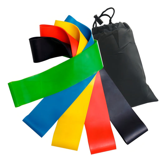 Set Banda Elástico Ejercicio Kit Bandas De Resistencia