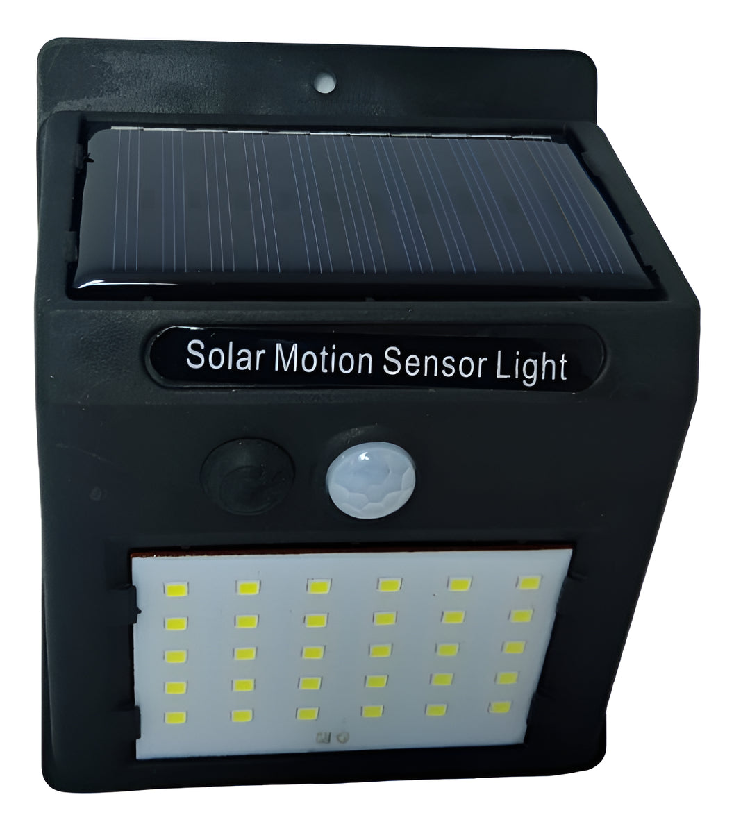 Luz Led Lámpara Foco Aplique Pared 30led Exterior Con Sensor