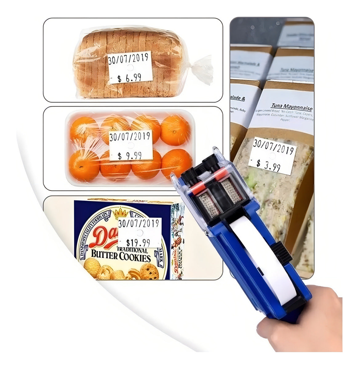 Etiquetadora Fechadora 10 Digitos Elaboracion Y Vencimiento