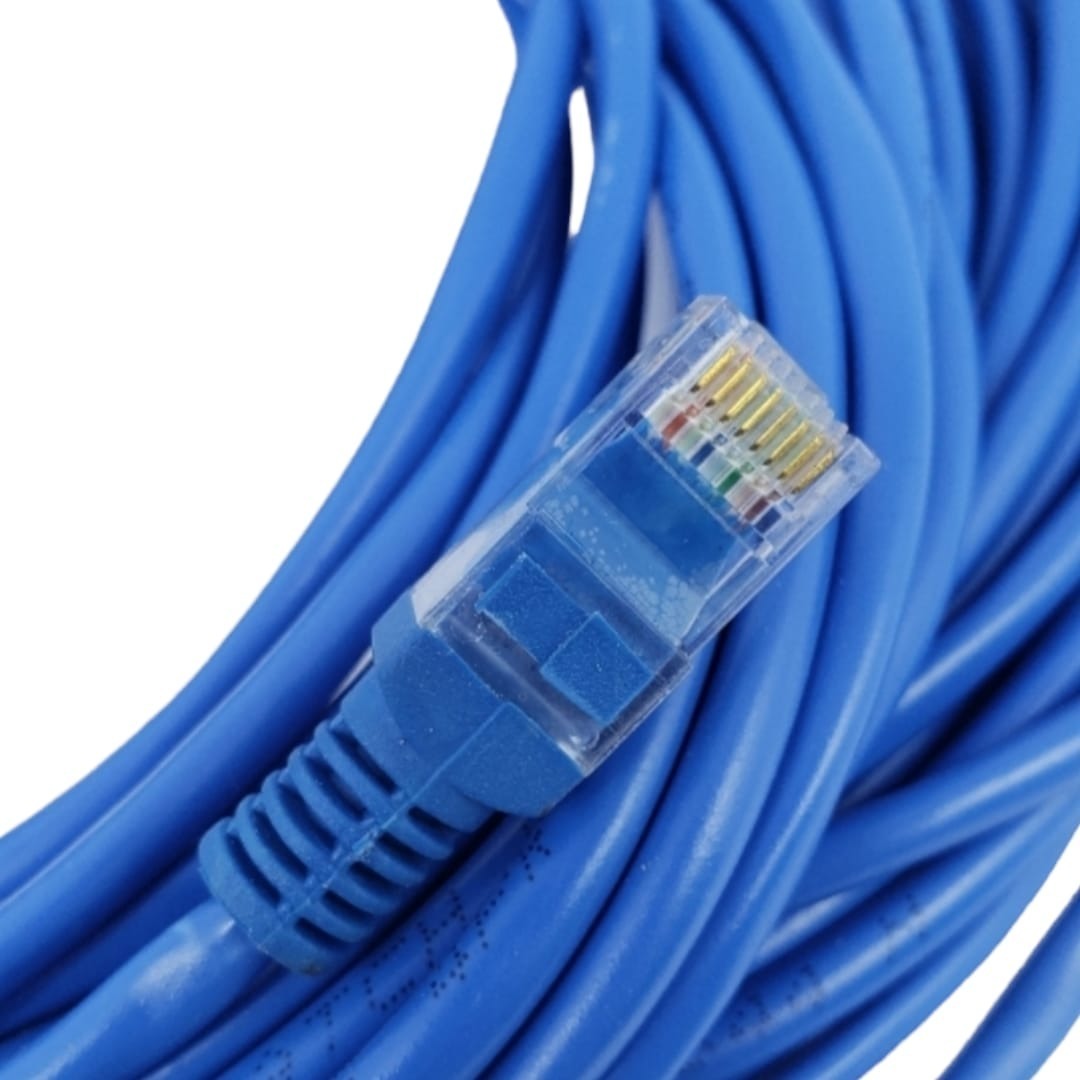 Cable De Red Lan Rj45 Cat 5e De 15 Mtrs Conexion A Internet