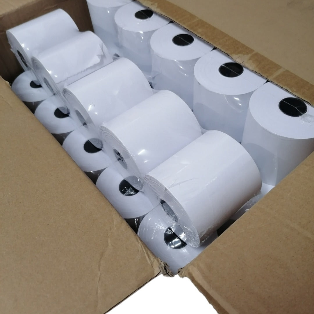 50 Rollos Papel Térmicos 80x80mm Postcajaimpresora