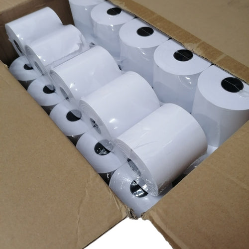 50 Rollos Papel Térmicos 80x80mm Postcajaimpresora