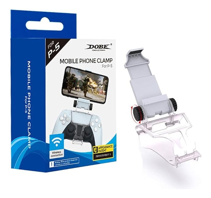Clip Soporte Celular Para Control Playstation Ps5 Blanco