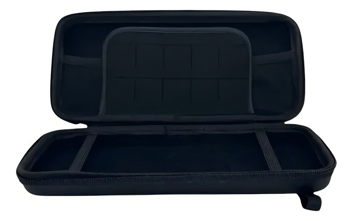 Estuche Protector Duro Y Lamina Mica Nintendo Switch Oled H9 Color Negro Panini