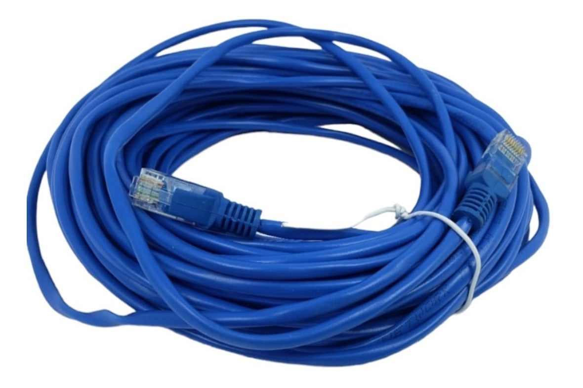 Cable De Red Lan Rj45 Cat 5e De 15 Mtrs Conexion A Internet