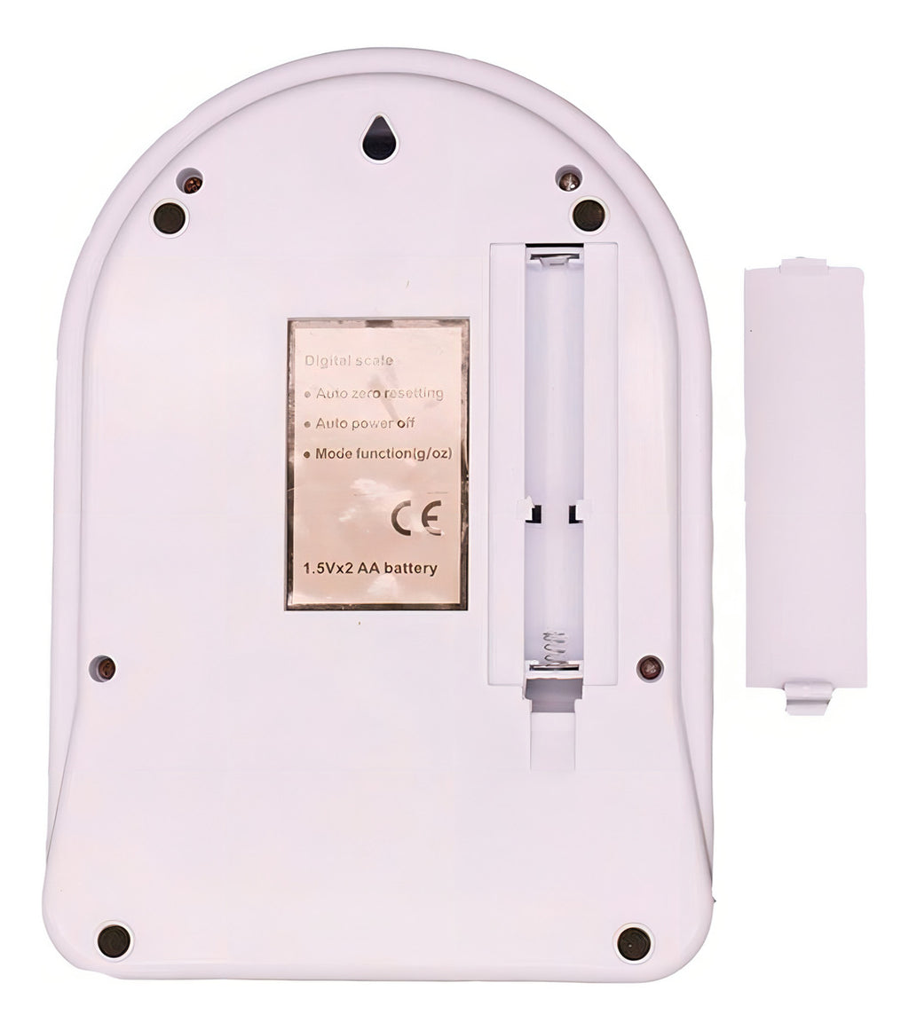 Balanza Digital De Cocina Sq Sf-400 Capacidad 10kg Con Función Tara Blanco 10 Kg