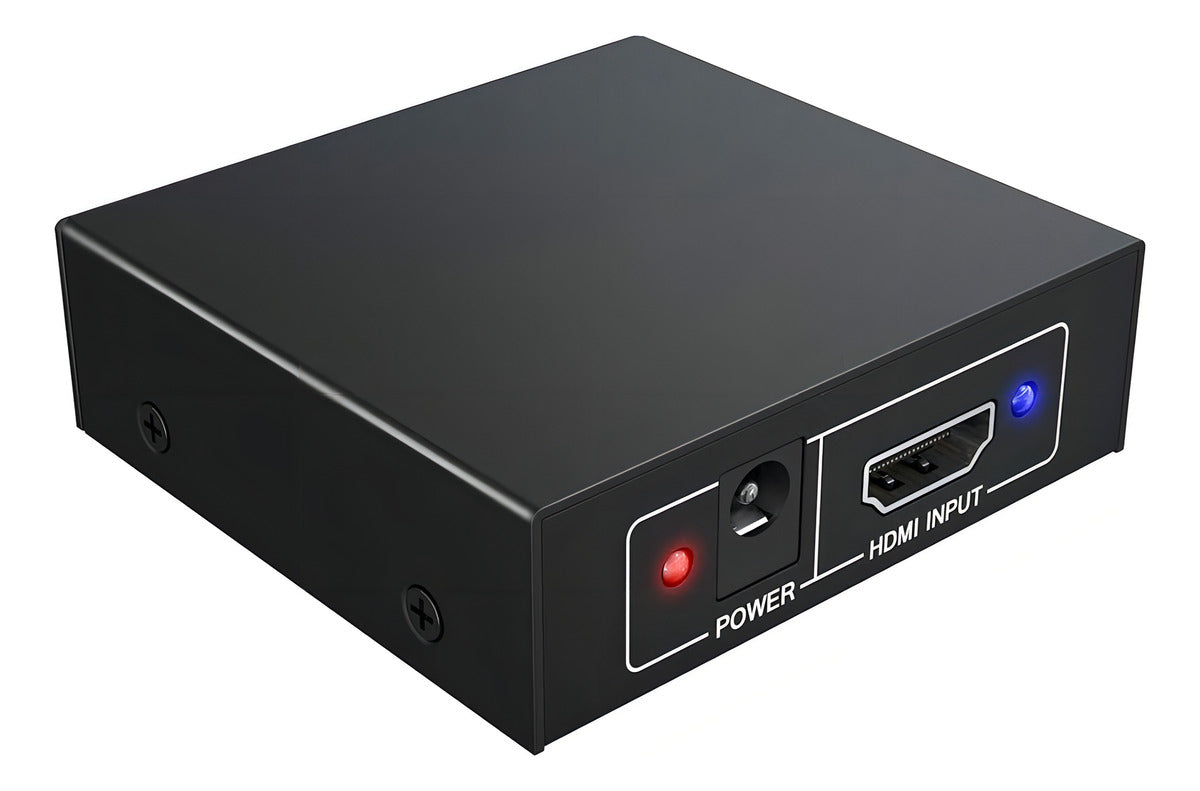 Splitter Hdmi V1.4 1 Input Y 2 Output Con Amplificador