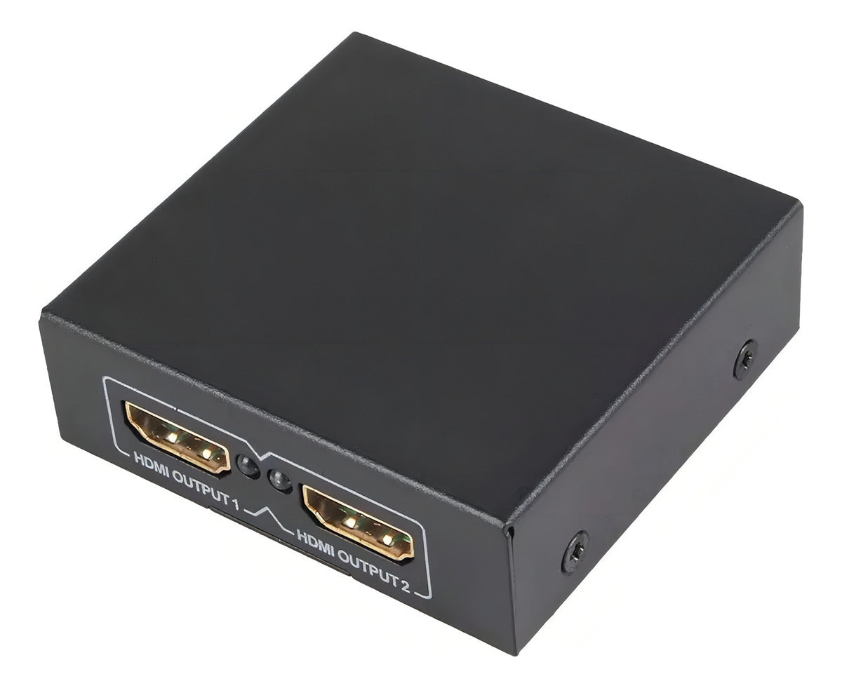 Splitter Hdmi V1.4 1 Input Y 2 Output Con Amplificador