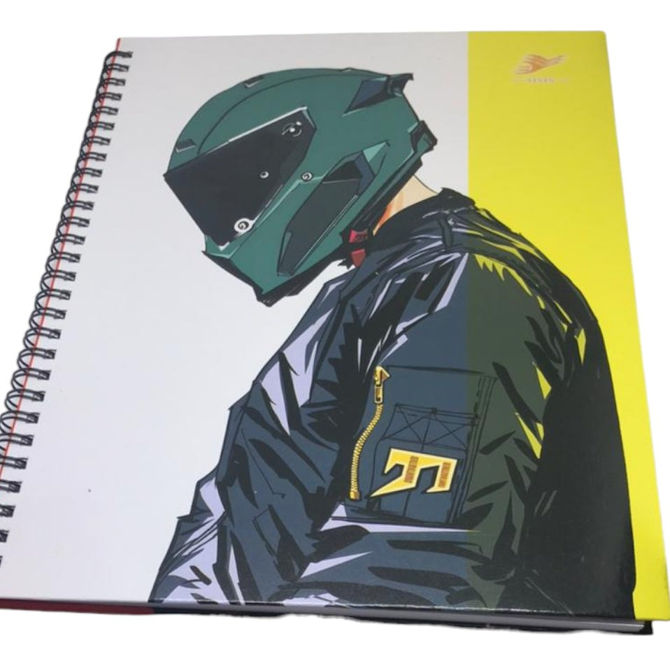 Pack 6 Cuadernos College 100 Hjs Variados Tapa Brillante 7mm