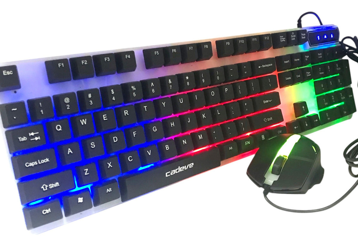 Teclado Usb Gamer Con Led Rgb Colores Para Juegos Pc