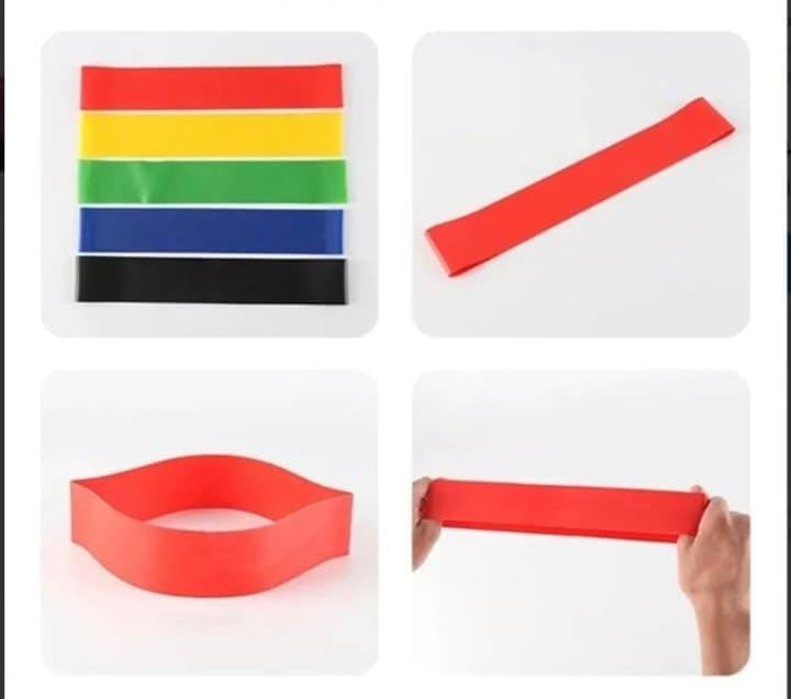Set Banda Elástico Ejercicio Kit Bandas De Resistencia