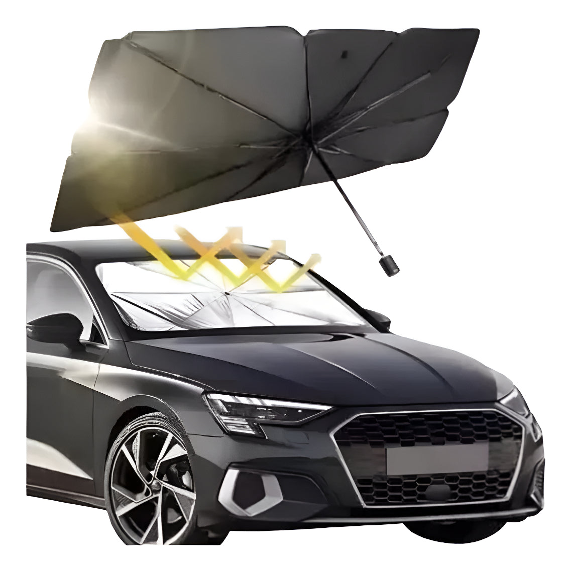 Parasol De Auto Quitasol De Parabrisa Tipo Sombrilla