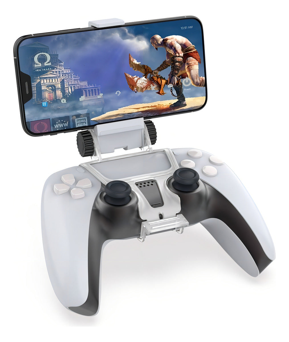 Clip Soporte Celular Para Control Playstation Ps5 Blanco