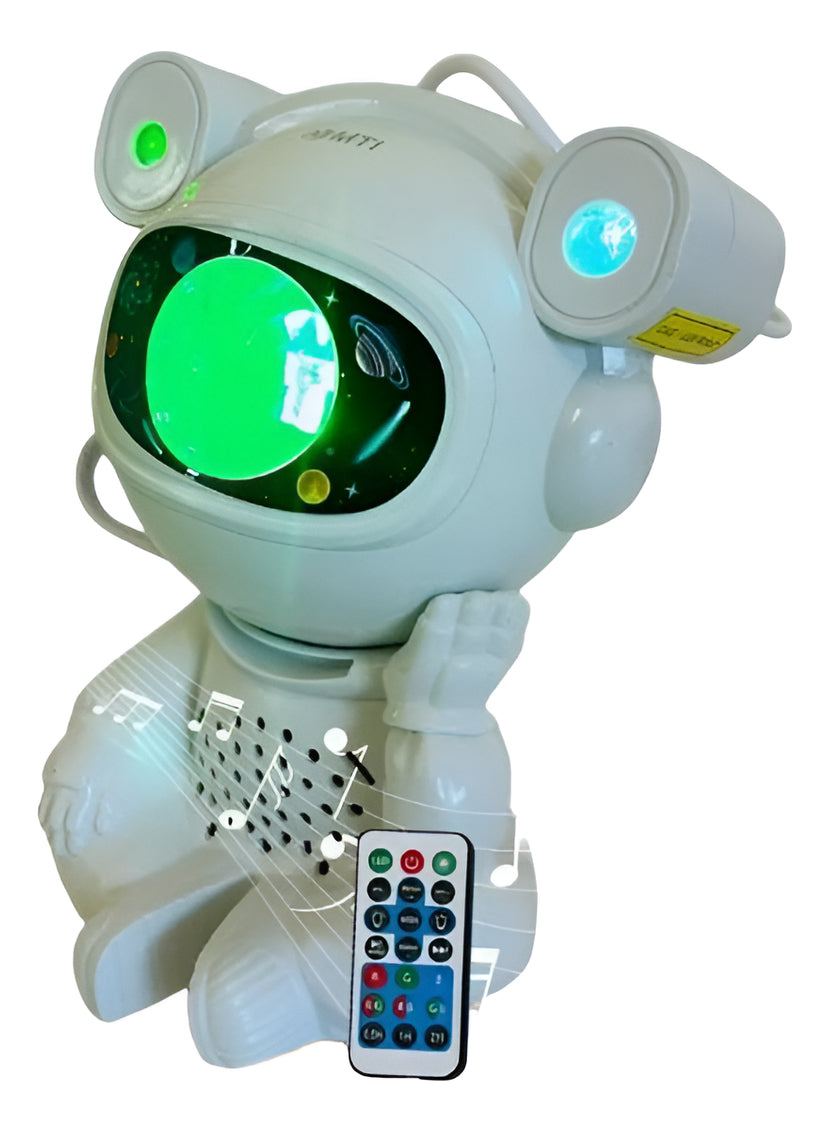 Astronauta Proyector Galaxia Estrellas Bluetooth Parlante