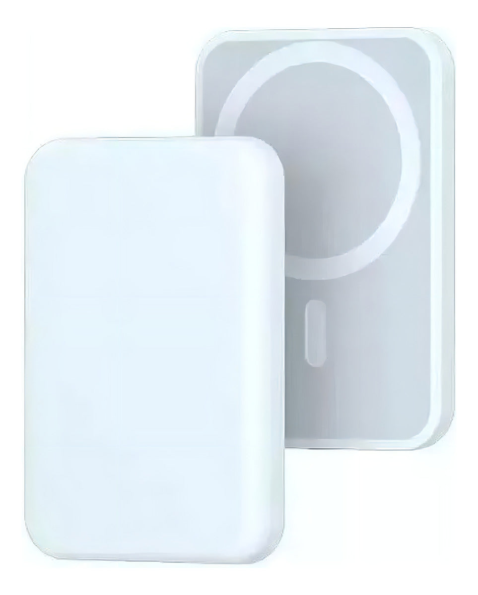 Cargador Magnetico Battery Pack Portatil Compatible Con iPhone Hysmart Hy0003 Blanco