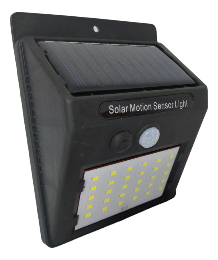 Luz Led Lámpara Foco Aplique Pared 30led Exterior Con Sensor
