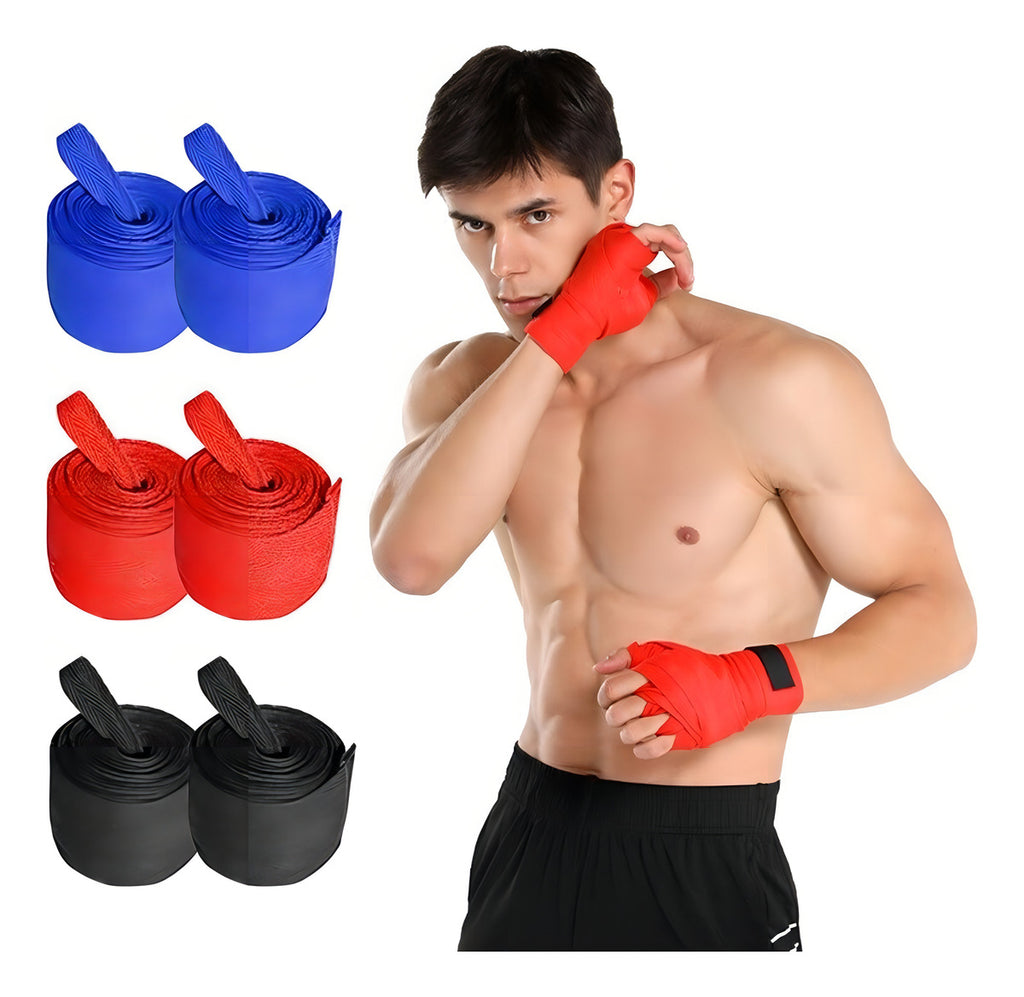 Vendas Deportivas Cinta Deportiva Para Muñecas Venda Boxeo Color Azul