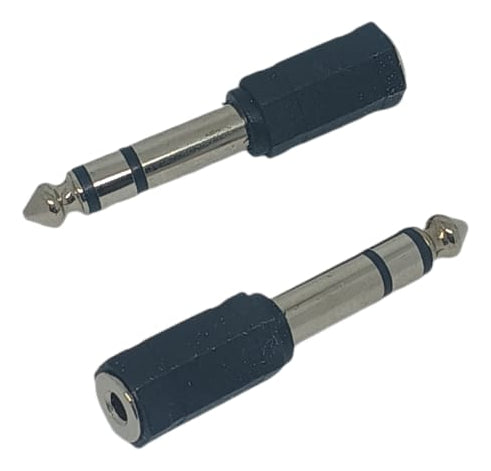 Adaptador Audio Estéreo Plug Jack 6.3mm Macho A 3.5mm Hembra
