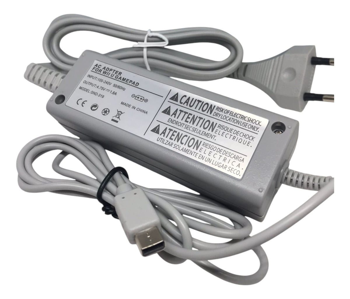 Fuente De Poder Cargador Para Consola Wiiu Gamepad 220v