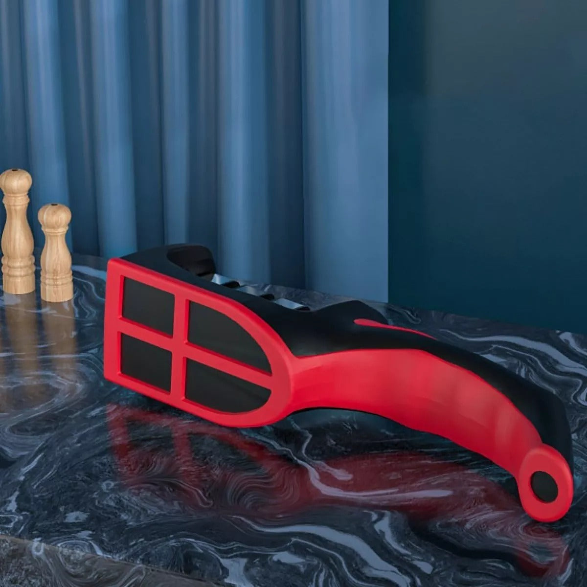 Afilador De Cuchillos Y Tijeras Amolador Portatil Manual