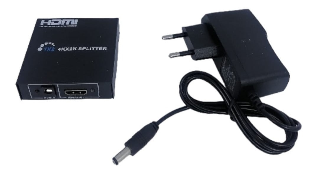 Splitter Hdmi 1x2 Full Hd Activo 2 Salidas 1080p Tv / Metal